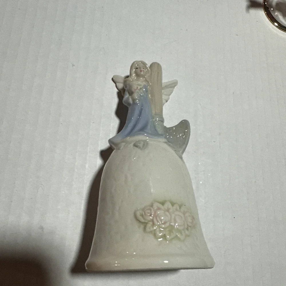 Lot Of 2 Bells Santa And Angel
